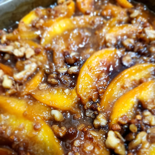 Baked Sliced Peaches