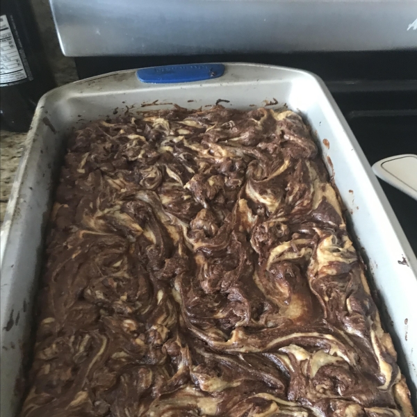 Michelle's Peanut Butter Marbled Brownies