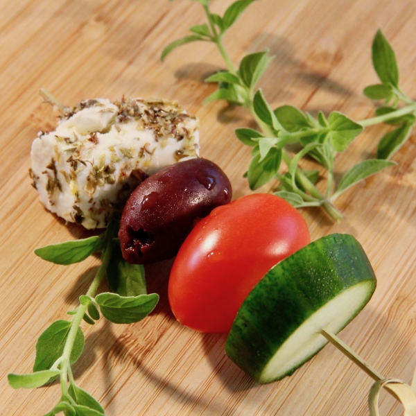 Greek Salad on a Stick