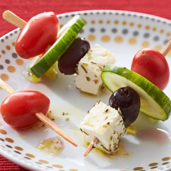 Greek Salad on a Stick