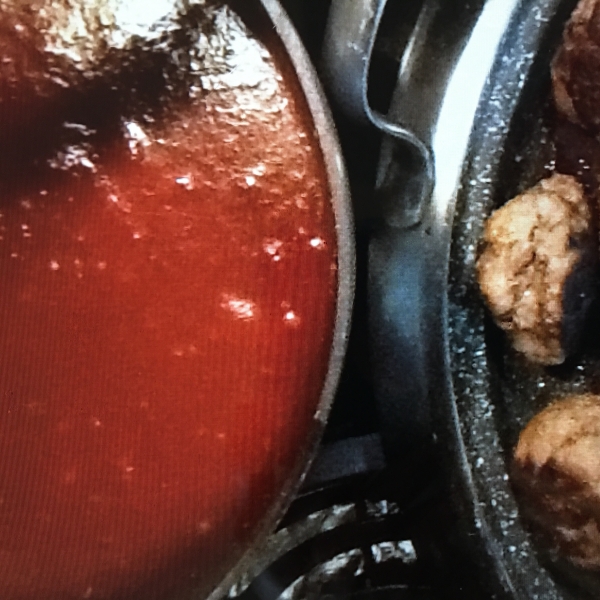 Sweet and Sour Meatballs in Sauce