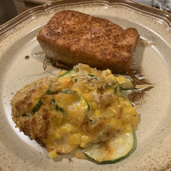 Zucchini and Corn Gratin