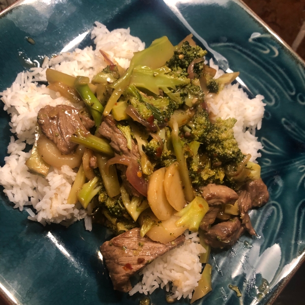 Hot and Tangy Broccoli Beef