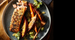 Everything Salmon Sheet Pan Dinner