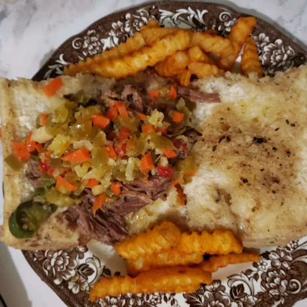 Slow Cooker Italian Beef for Sandwiches