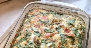 Egg Bake with Sausage, Bacon, and Veggies