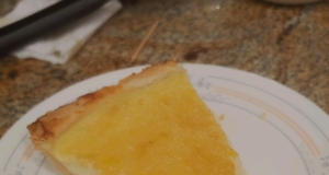 Restaurant Style Egg Custard Pie