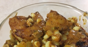 Shrimp and Sweet Corn Maque Choux