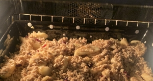 Vegan Berry and Apple Crumble