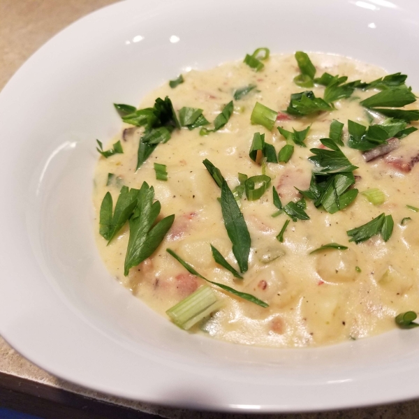 Jalapeno Popper and Potato Chowder