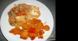 Delicious Cod with Tomato-Cream Sauce