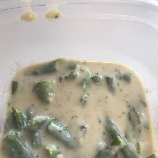 Creamed Asparagus on Toast