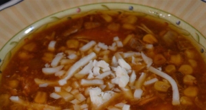 Slow Cooker BBQ Chicken Pizza Soup