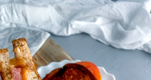 Grilled SPAM®, Tomato, Cheddar Cheese, and Sweet Onion Sandwiches