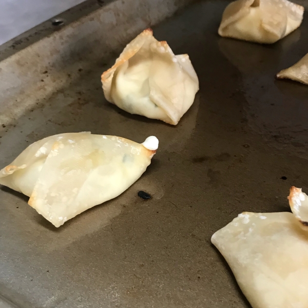 Baked Cream Cheese Wontons