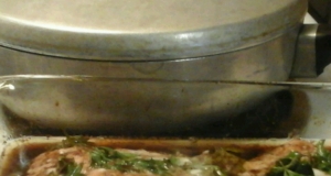 Simple Salmon with Balsamic Sauce