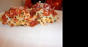Spinach Lasagna Roll Ups