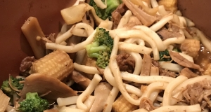 Spicy Stir-Fried Udon Noodles