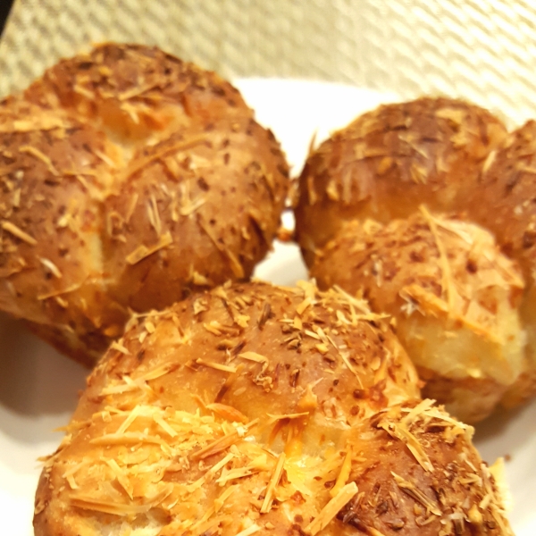 Parmesan Crusted Dinner Rolls