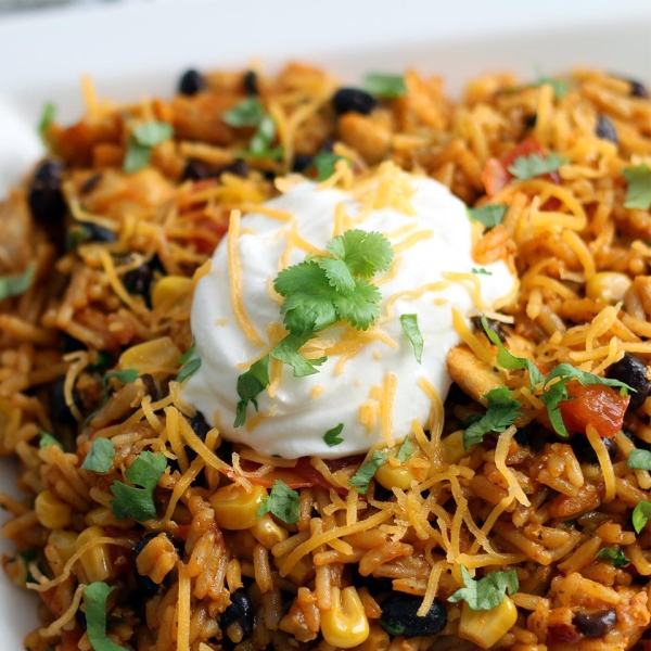 Easy Chicken Enchilada Rice