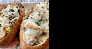 Baked Philly Cheesesteak Sliders