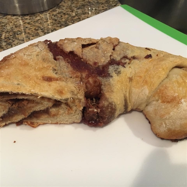 Peanut Butter and Jelly Stromboli