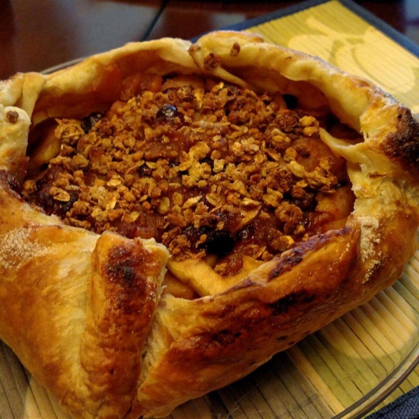 Apple-Cranberry Crostada