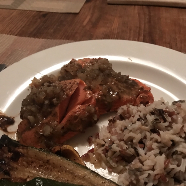 Spicy Salmon with Caramelized Onions