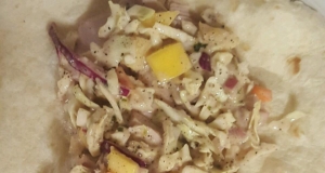 Easy Fish Tacos with Mango-Pineapple Slaw