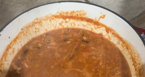 Quinoa, Bean, and Ground Turkey Chili