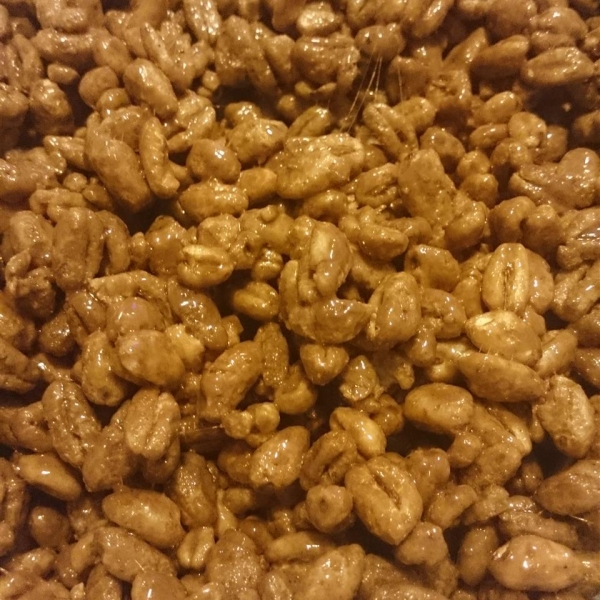 Chocolate Puffed Wheat Squares