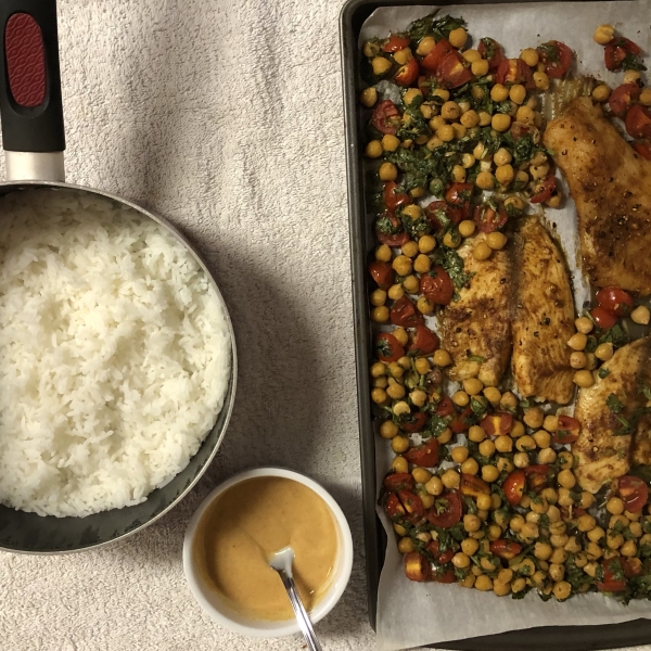 Roasted Moroccan-Inspired Tilapia