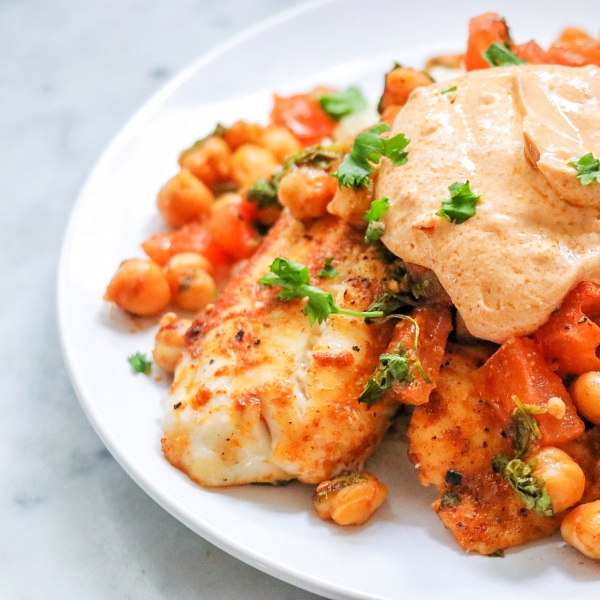 Roasted Moroccan-Inspired Tilapia