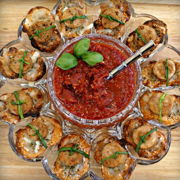 Fancy Pants Pretzel Pizzas