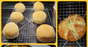 Korean-Style Cream Cheese Garlic Bread