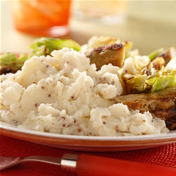 Cabbage, Sausage and Mustard Mashed