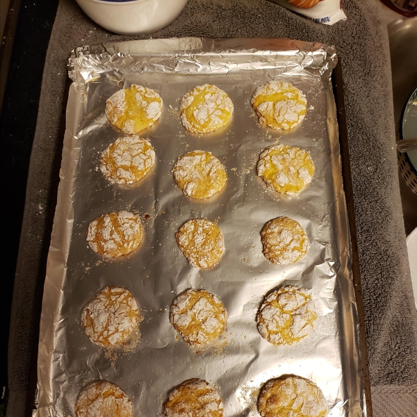 Lemon Snowflake Cookies