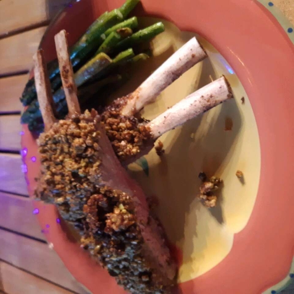 Pistachio-Crusted Rack of Lamb