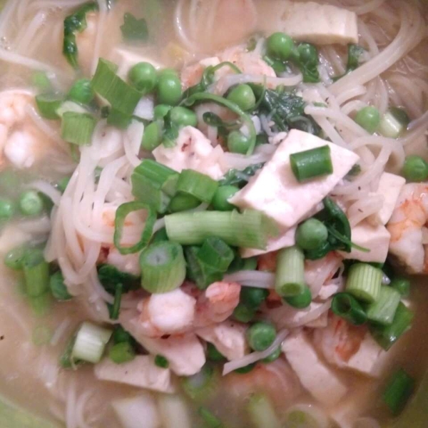 Chinese Shrimp and Tofu Soup