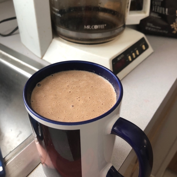 Hot Protein-Packed Mocha Smoothie