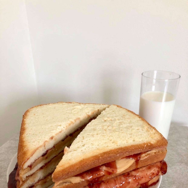 Peanut Butter and Jelly Cake