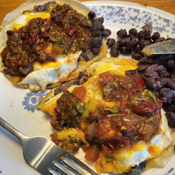 Quick and Easy Huevos Rancheros