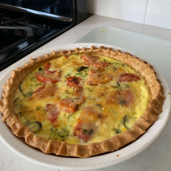 Loaded Vegetarian Quiche
