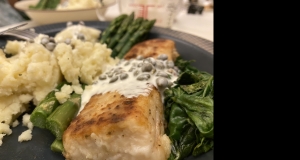 Grilled Mahi Mahi with Lemon Caper Sauce