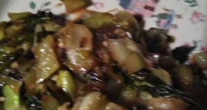 Balsamic Vinegar and Ginger Bok Choy