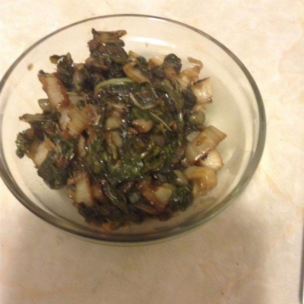 Balsamic Vinegar and Ginger Bok Choy