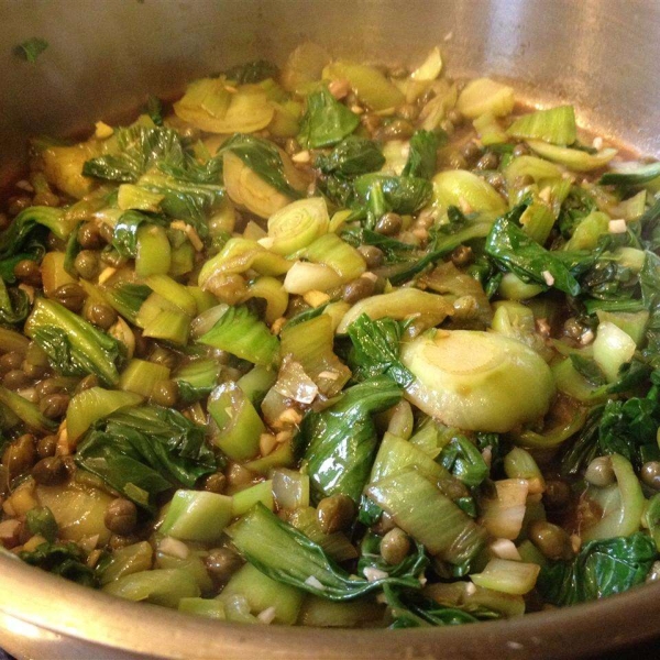 Balsamic Vinegar and Ginger Bok Choy