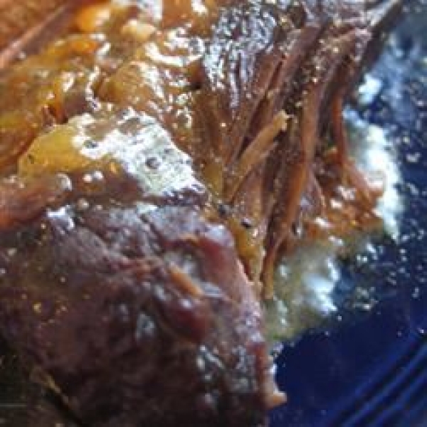 Slow Cooker Buffalo Brisket