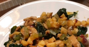 Sauteed Rice with Kale