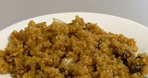 Curried Citrus Quinoa with Raisins and Toasted Almonds